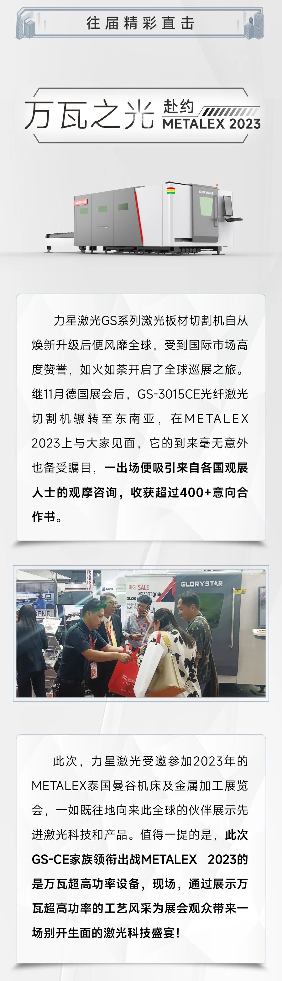 2023再出征！力星激光攜萬瓦設備亮相METALEX泰國曼谷機床及金屬加工展！