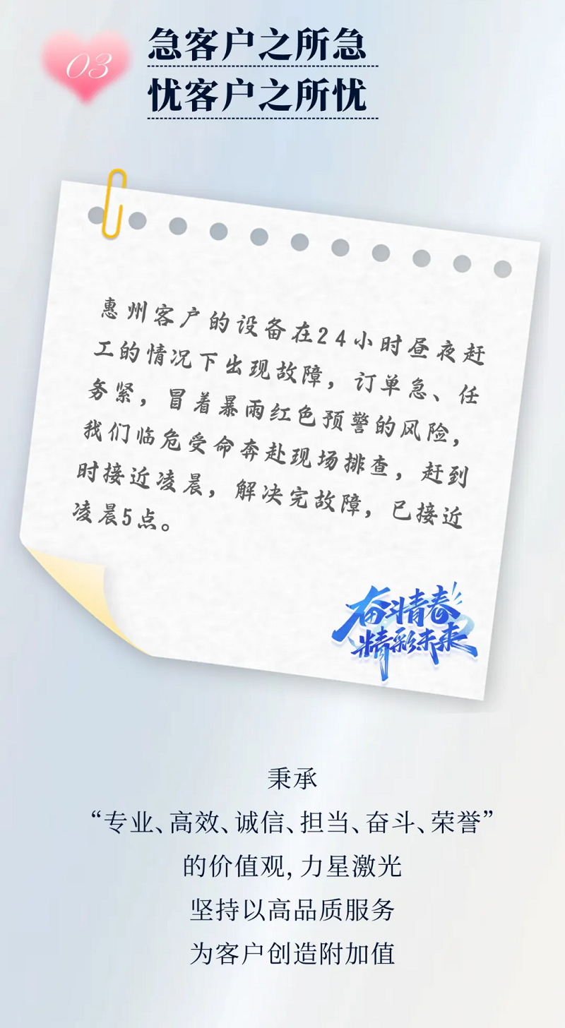 力星激光服務怎么樣？力星用五星售后服務貼心為您解憂！