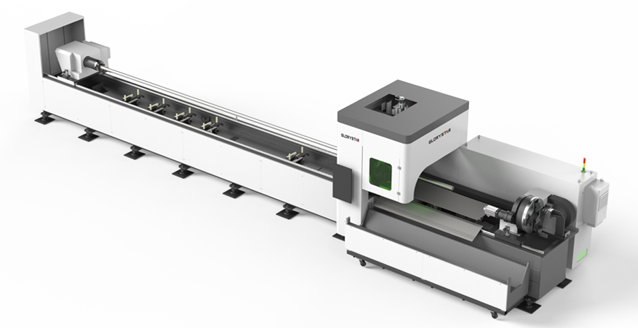 ???三卡盤激光切管機